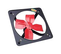 Extractor de pared para cocina y baño, ventilador de ventilación de bajo ruido con diseño industrial de metal de alta potencia, uso comercial