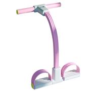 Extractor de pedal con rampa de resistencia, banda elástica de yoga de 6 tubos, cinta de ejercicio multifuncional, expansor de cuerpo de entrenamiento, cuerda de tensión para piernas, brazos, cintura