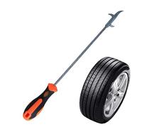 Extractor de piedras para neumáticos de coche, gancho robusto de 100 g, dispositivo de limpieza de perfiles, práctico soporte para el cuidado del vehículo, aplicación de perfil de rueda, mantenimiento