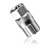 Extractor de Piñones 2 en 1 para Bicicleta, 1 Pieza, 6-12 Velocidades | Herramienta de Desmontaje Rueda Libre, Acero de Herramientas 40Cr, 12 Dientes para Anillos de Bloque