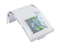 Extractor de polvo de uñas, aspiradora antipolvo para polvo de acrílico, filtro antipolvo motorizado ajustable con 2 ventiladores posteriores fuertes