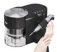 Extractor De Polvo De Uñas, Taladro Eléctrico Para Uñas 2 En 1 Y Colector De Polvo De Uñas Con 30 000 Rpm De Succión Durante El Lijado, Dirección De Lijado Ajustable, Aspirador De Uñas, Manguera