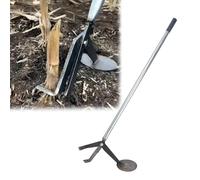 Extractor de Postes Desmalezadora Vertical de 103 148 cm, Extractor de Raíces con Mango de Acero Tubular para Tallos de Maíz, para Jardín Al Aire Libre, Tierras de Cultivo(L-103cm(40.6in))