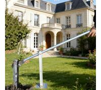 Extractor de postes en T, Herramienta extractora de postes con cabeza en C, tamaños 2 a 12 cm, for extracción, estacas y raíces