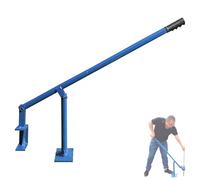 Extractor de postes en T, Herramienta extractora de postes con garra en C, tamaños 6 a 12 cm, for cerca, columnas cemento, madera y estacas metal(12cm)