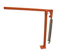 Extractor de postes en T para postes de valla de alta resistencia con extractor de cadena de elevación de 79 pulgadas, extractor de poste en T para postes de valla redondos, postes en T y tocón de