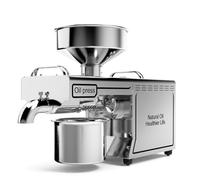 Extractor de prensa automática de aceite automática inteligente Extractor de extracción eléctrica Acero inoxidable Acero inoxidable caliente frío Hogar Coco Oliva Sésamo Nuez de colza (D05(6