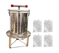 Extractor De Prensa De Miel, Extracción De Apicultura De Acero Inoxidable, Acero Inoxidable 304, Resistente Y Duradero For El Hogar De La Cocina Al Aire Libre