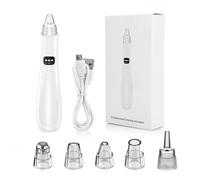 Extractor de Puntos Negros Puerto USB Recargable Removedor de Puntos Negros Control de 3 Velocidades Aspiradora de Poros con 5 Sondas Extractor de Poros Espinillas Portátil para Mujeres y Hombres