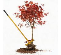 Extractor de raíces de árbol resistente, extractor de postes de pie con mango ajustable de 3 posiciones y 4 abrazaderas ajustables, herramienta para quitar malas hierbas, retoños/tocones para jardín