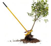 Extractor de raíces de árboles de alta resistencia, diseño de pie, equipo de extracción de tocones para postes de cercas rotos, para una fácil extracción y elevación de raíces
