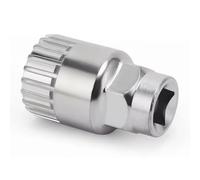 Extractor de Rodamientos Interiores de Bicicleta, Herramienta Universal de 24 mm para Bielas, Compatible con 20 Dientes, Llave de Rodamiento Interior para Shimano, Fabricado en Acero Fundido