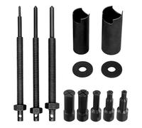 Extractor de rodamientos interiores, extractor de rodamiento interior de motocicleta, 9 - 23 mm, extractor de rodamientos de rueda para motocicleta con 5 tamaños de clips abiertos, juego de