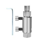 Extractor de rosca de tubería rota de 1/2 y 3/4 pulgadas, herramienta de extracción de tornillos de mano izquierda para válvulas de ángulo y faucets, kit de reparación de roscas NPT con diseño