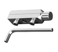 Extractor De Roscas De Válvula Rota - Hardware De Plomería De 7,5 Cm, Herramientas De Extracción De Válvulas De Doble Cabezal, Extractor De Tornillos De Grifo De Acero | Removedor Profesional De Perno