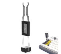 Extractor de teclas - Extractor de teclas profesional para teclado mecánico, herramienta de extracción de teclas negras de acero inoxidable, accesorio experto de alambre de doble extremo para teclado