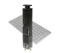 Extractor de Teclas Herramientas de Reparación 2 en 1 con Pinza de 4 Garras