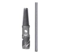 Extractor de tornillo de tubería de agua - Capa base de ajuste de precisión, removedor de rosca de tubería oxidado, Extractor de perno Easy Out Removedor de tornillos dañado, para reparación de baño