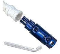 Extractor de tornillo roto, herramienta de extracción de grifo - Conjunto de instalación de ángulo de válvula de pozo - Juego de extractor de alambre de válvula de ángulo del grifo, herramienta de