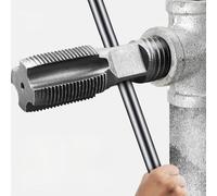 Extractor de tornillos de válvula de tubo de agua de 2 pulgadas, mango hexagonal de acero al carbono para reparación de roscas rotas de fontanería