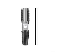 Extractor de tornillos de válvula triangular 2 en 1 para tubería de agua, extractor de pernos dañados, acero al carbono, válvula de grifo roto, herramienta para reparación de fontanería (B)