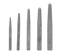 Extractor de Tornillos Kit de Extracción de Pernos Dañados, Juego de Extractores de Tornillos Estriados Rectos de 5 Piezas, Herramienta de Extracción Fácil de Tipo Cuadrado, Surtido de Extractores