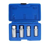 Extractor de Tornillos y espárragos de 1/2 pulg., Kit de instalación de Manguitos de 6, 8, 10 y 12 mm, Juego de Vasos de extracción de bujías