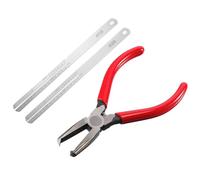 Extractor de trastes, alicates de cabeza plana, cortador de cuerdas para guitarra, puente de guitarra, herramienta de reparación de guitarra