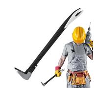 Extractor de uñas, herramienta removedor de uñas de acero al carbono con pata de gato, barra de palanca plana multifuncional para remodelación del hogar y proyectos de carpintería