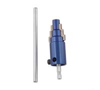 Extractor de válvula de esquina para tornillos dañados de 4 y 6 cantos, ajustable para tubos de 1/4"-1", de acero 40Cr, azul