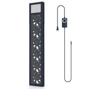 Extractor De Ventana, Extractor De Ventana Y Puerta Retráctil, 2800 Rpm Ajustable, Volumen De Aire 85 Metros Cúbicos/hora, Utilizado for Ventanas Correderas, Dormitorios, Baños(Black,52-70cm)