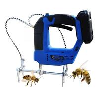 Extractor eléctrico de miel, máquina agitadora inalámbrica con marco de colmena con 4 velocidades, agitador de abeja de mano para una colección eficiente de miel