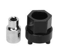Extractor Embrague Compresor de CA, Extractor de Cubo de Embrague de Compresor, Herramienta de Extracción de Cubo Embrague de Compresor de A/C con Casquillo de 7 Mm, Accionamiento de 3/8 Pulgadas