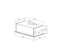 Extractor Encastrar TEKA GFG 2 - Extração 388 m³/h, Blanco