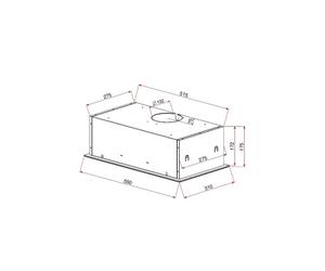 Extractor Encastrar TEKA GFG 2 - Extração 388 m³/h, Blanco