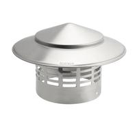 Extractor Humos Chimenea Tapa de chimenea de acero inoxidable for conductos de ventilación, chimeneas, campanas de extracción de aire, pared exterior, salida de aire fresco, tubería de escape de techo