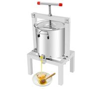 Extractor manual de miel de acero inoxidable para un prensado eficiente de panal en restaurantes, cocinas y hoteles