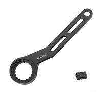 Extractor Pedalier Bici Compatible 39-49mm | 6 herramientas en 1, aluminio 6061 , ligero mango hueco, compatible múltiples tamaños