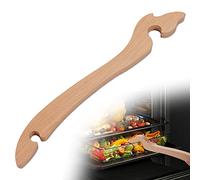 Extractor Rejilla de Horno, Extractor de Rejilla de Horno de Madera Práctico Extractor de Horno Palo Extractor de Horno Herramienta de Empuje Accesorios para Horno Prevenir Quemaduras