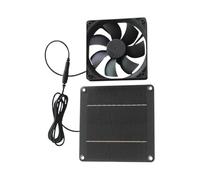 Extractor solar de 20 W, impermeable, con panel solar para techos, cobertizos, áticos y ventilación exterior, con soplador de viento para casetas, graneros, garajes, casetas para mascotas, invernadero