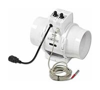 Extractor TT 125 Un 125mm Vents Termostato + Regulador de Potencia (280 m³/h)