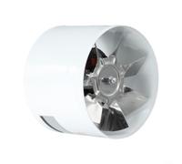 Extractor Tubo 4" 2800 RPM Flujo Aire Extractor Tubo 4" 2800(4inch White) | Cuerpo metal, aspa para acero , extracción humos, cocina baño, instalación pared