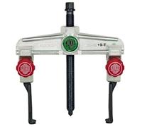 Extractor universal de rodamientos de 2 patas para espacios angostos, ajuste rápido, útil para retirar rodamientos en mecánica.