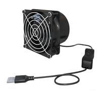 Extractor USB compacto diseñado para cocinas Ajustes de velocidad ajustables para un flujo de aire óptimo (A)