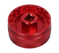 Extractores Bielas Ligero 98g para BB-9100 para dub Extractores | Aleación aluminio duradera, compatible 44MM BBR-60 FSA-386, ligero 98g, uso profesional(Red)
