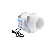 Extractores De Aire 3/4 Pulgadas, Ventilador Conducto Tubería En Línea Silencioso, Extractor, Limpieza For Pared Inodoro Y Cocina Tienda de cultivo(75mm outlet)