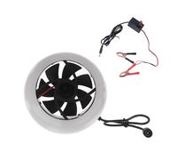 Extractores de aire de 110 mm con batería de 12 V, compatibilidad para talleres, picnics, fundición de metal, reparación de electrónica, talleres de cocina y baño