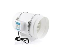 Extractores de aire de 6/8 pulgadas, ventilador de conducto silencioso en línea, Extractor de aire, ventilación, cocina, inodoro, refuerzo de pared, ventilador limpio Durabilidad(200mm outlet)