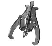 Extractores de rodamientos de 2 mordazas y 3 mordazas, acero al carbono con diseño de ajuste de doble agujero para polea, engranaje, rodamiento, volante de inercia - 8 pulgadas