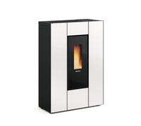 EXTRAF LAME MARILENA PLUS AD CRYSTAL Estufa a Pellet 8 kW Blanca